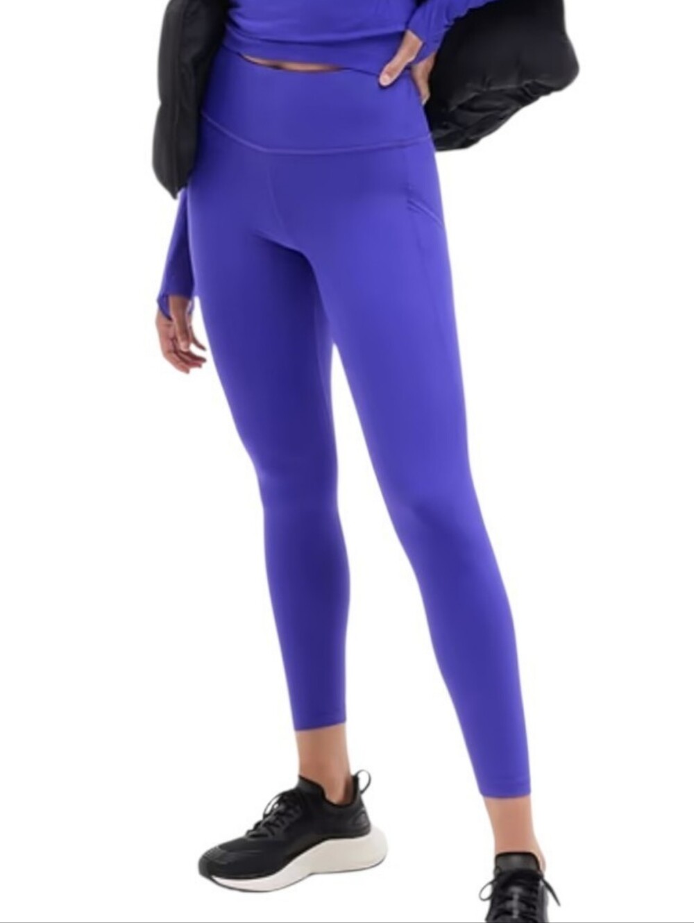 NWT Athleta Interval Stash High Rise 7/8 Legging (Large) - Deadstock